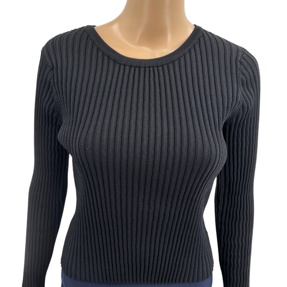 Solid & Striped Blackout Black The Landman Ribbed… - image 7